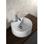 Lavabo tondo 45 da appoggio monoforo OL-LIL4245101