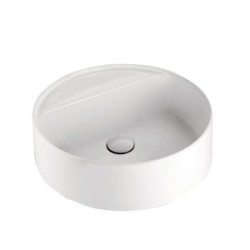 Lavabo tondo 45 da appoggio monoforo OL-LIL4245101