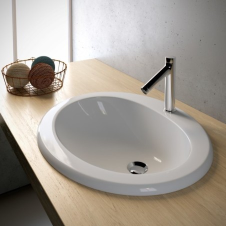 EXPORT Lavabo incasso soprapiano monoforo