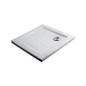IBIS SQUARE piatto doccia 80 extra piatto in ceramica con antiscivolo altezza 5,5cm