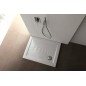 IBIS RECTANGULAR piatto doccia 80X100 extra piatto in ceramica con antiscivolo altezza 5,5cm