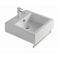 PLUS DESIGN lavabo bacino rettangolare con foro