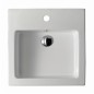 PLUS DESIGN lavabo bacino rettangolare con foro