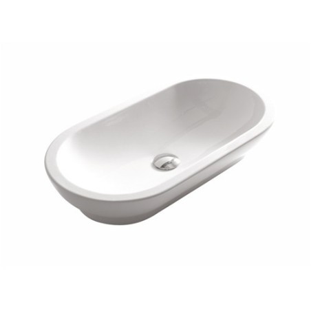 M2 lavabo semincasso / appoggio / incasso sottopiano 70 cm