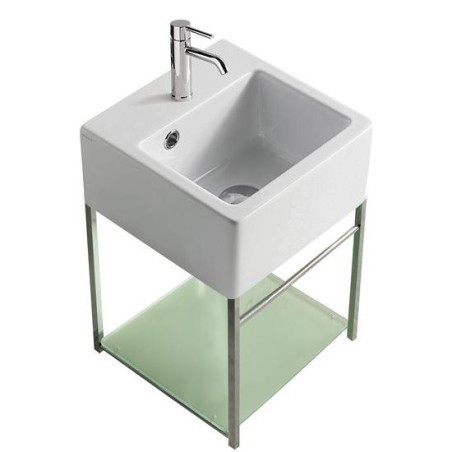 PLUS DESIGN lavabo 30x30 con foro
