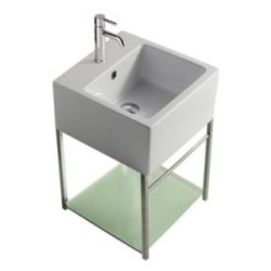 PLUS DESIGN lavabo 40x40 con foro