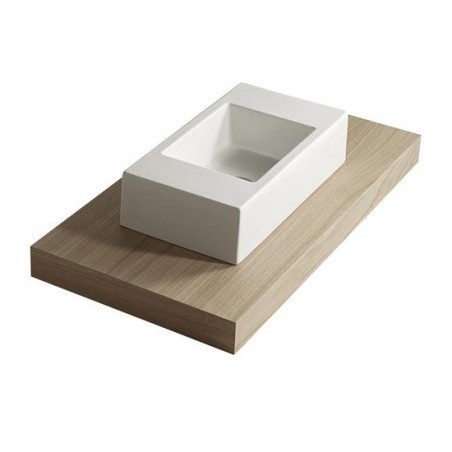 PLUS DESIGN lavabo con bacino da 31 cm