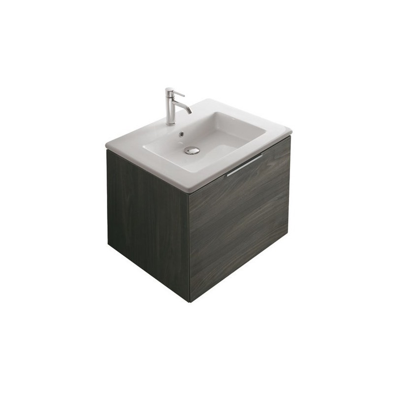 PLUS DESIGN mobile bagno sospeso 5475 finitura olmo roccia