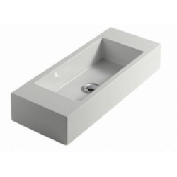 PLUS DESIGN lavabo da appoggio con bacino da 51 cm