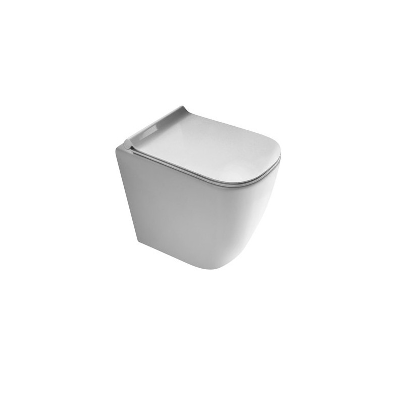 MEG11 vaso a terra finitura bianco mat