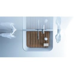 MEG11 asse in legno per lavabo-lavatoio