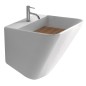 MEG11 lavabo-lavatoio finitura bianco mat