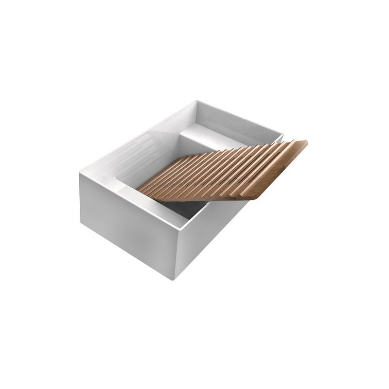 MEG11 lavabo-lavatoio 60x38 finitura bianco