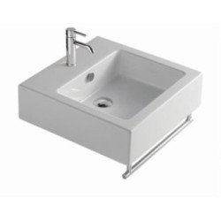 PLUS DESIGN lavabo bacino rettangolare senza foro