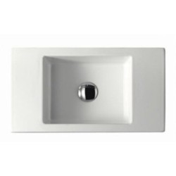PLUS DESIGN lavabo sospeso con bacino da 31 cm