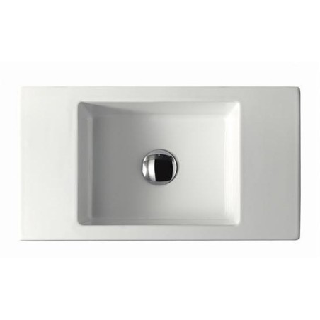PLUS DESIGN lavabo sospeso con bacino da 31 cm