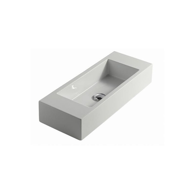 PLUS DESIGN lavabo sospeso con bacino da 51 cm