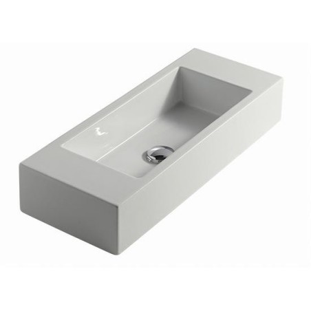 PLUS DESIGN lavabo sospeso con bacino da 51 cm