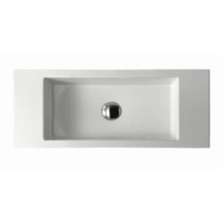 PLUS DESIGN lavabo sospeso con bacino da 51 cm