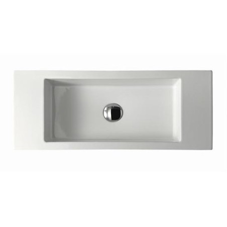 PLUS DESIGN lavabo sospeso con bacino da 51 cm
