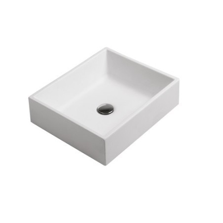 PLUS DESIGN lavabo 45x40 finitura bianco