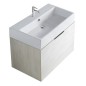 PLUS DESIGN mobile bagno sospeso 6131 finitura olmo lava