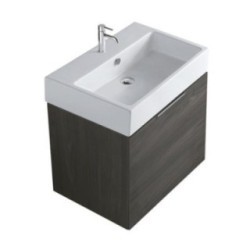 PLUS DESIGN mobile bagno sospeso 6132 finitura olmo lava