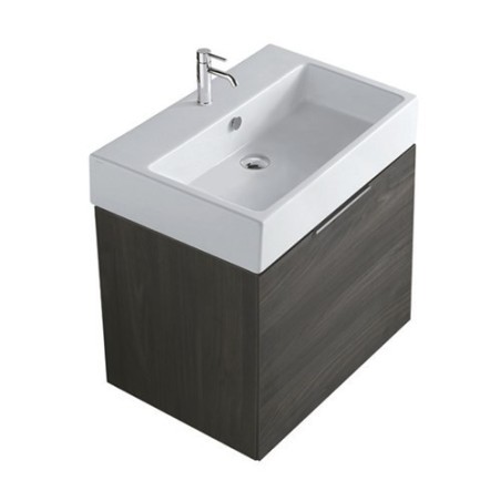 PLUS DESIGN mobile bagno sospeso 6132 finitura olmo naturale