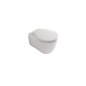 ERGO vaso sospeso cm 51x36xh36 + coprivaso finitura bianco mat