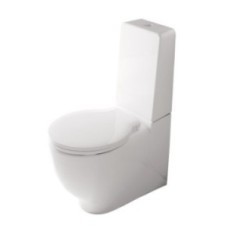 ERGO vaso monoblocco cm 62x37xh42 + cassetta e coprivaso finitura bianco mat