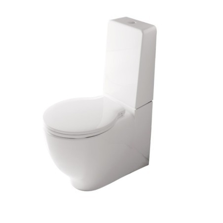 ERGO vaso monoblocco cm 62x37xh42 + cassetta e coprivaso finitura bianco mat