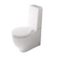 ERGO vaso monoblocco cm 62x37xh42 + cassetta e coprivaso finitura bianco mat