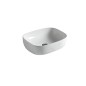 DREAM Lavabo da appoggio cm 50 finitura bianco