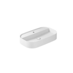 SMARTB Lavabo da appoggio 45x75 finitura bianco mat