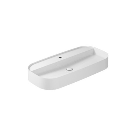 SMARTB Lavabo da appoggio 45x95 finitura bianco