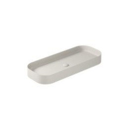 SMARTB Lavabo da appoggio 38x95 finitura sabbia