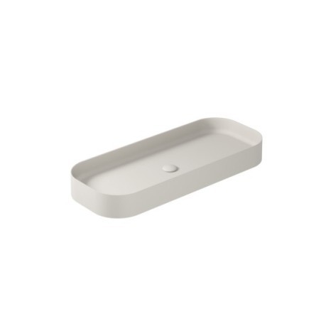 SMARTB Lavabo da appoggio 38x95 finitura sabbia