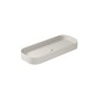 SMARTB Lavabo da appoggio 38x95 finitura sabbia