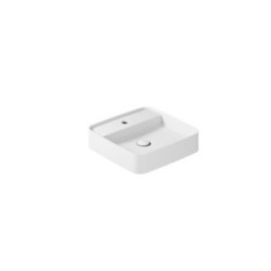 SMARTB Lavabo da appoggio 45x45 finitura bianco mat
