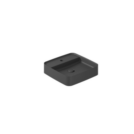 SMARTB Lavabo da appoggio 45x45 finitura nero mat