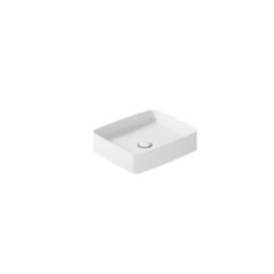 SMARTB Lavabo da appoggio 38x45 finitura bianco mat