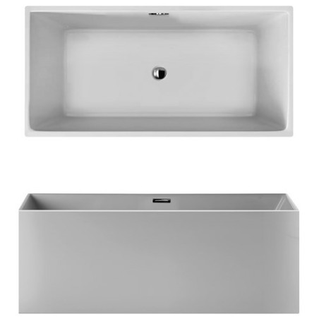 QUADRA vasca freestanding finitura bianco