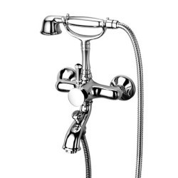 BETTY Miscelatore per vasca esterno con doccia finitura cromo