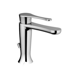 JODY Miscelatore per lavabo con scarico finitura nickel spazzolato