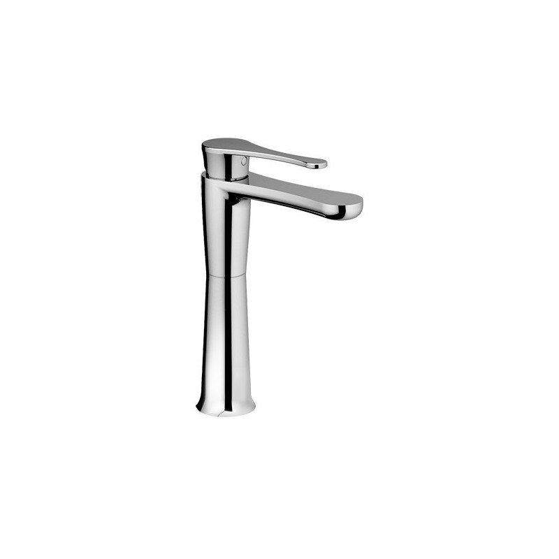 JODY Miscelatore per lavabo con prolunga mm 130 senza scarico finitura bianco mat