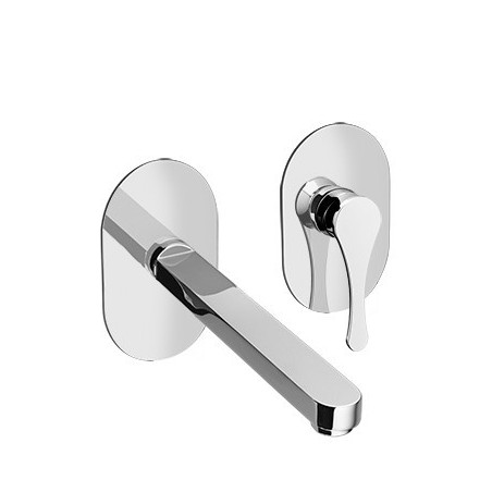 JODY Miscelatore per lavabo da incasso finitura bianco mat