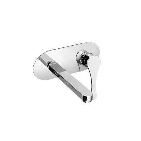 JODY Miscelatore per lavabo da incasso non ispezionabile finitura nickel spazzolato