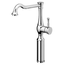 BETTY Miscelatore per lavabo con canna alta e prolunga 130 mm finitura vecchio rame