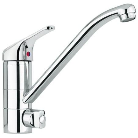 50 rubinetto cucina monocomando  con attacco lavastoviglie