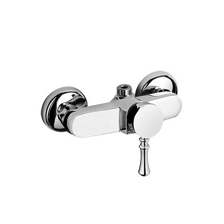 BETTY Miscelatore per doccia esterno predisposto per colonna finitura nickel spazzolato